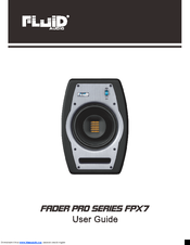 Fluid FADER PRO FPX7 SERIES User Manual