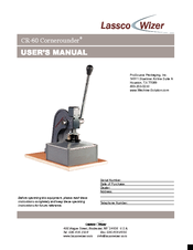 Lassco Wizer CR-60 Cornerounder User Manual