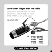 Clas Ohlson MP-567AF Manual