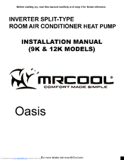 MrCool Oasis 9k Installation Manual