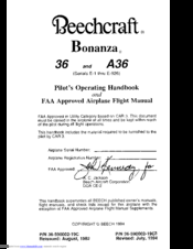 Beechcraft Bonanza A36 Manuals Manualslib