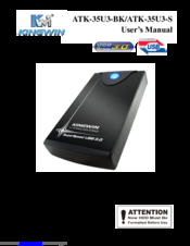 Kingwin ATK-35U3-BK User Manual