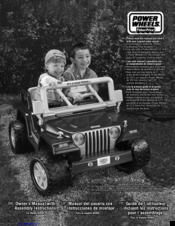 Fisher-Price Power Wheels N3089 Owner's Manual With Assembly Instructions