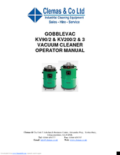 Clemas & Co KV90/2 Operator's Manual