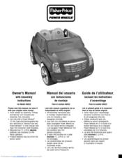Fisher-Price Power Wheels N9522 Owner's Manual