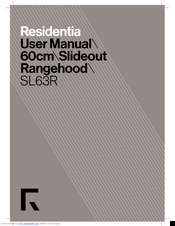 Residentia SL63R User Manual