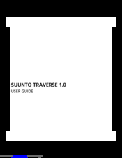 Suunto TRAVERSE 1.0 User Manual