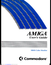 Commodore 1083S Amiga User Manual