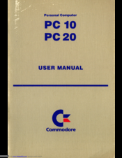 Commodore PC 10 User Manual