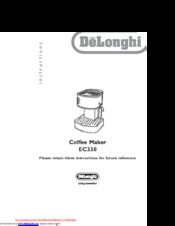 Delonghi EC330 Manuals ManualsLib