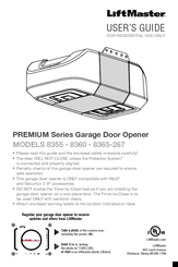 Chamberlain 8365-267 Premium Series User Manual