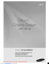 Samsung E10T User Manual