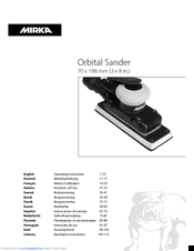 MIRKA MR-38CV Operating Instructions Manual