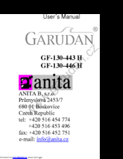 Garudan GF-130-443 H User Manual