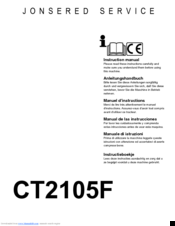 Jonsered CT2105F Instruction Manual