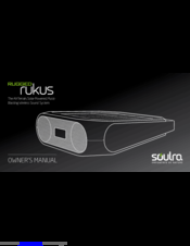 Soulra RUKUS Owner's Manual