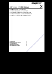 HQ Power PROMIX20U User Manual
