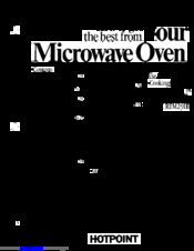Hotpoint REM29H Use And Care & Cooting Manual