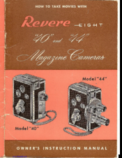 Revere 44 Owner's Instruction Manual