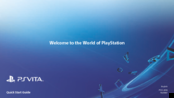 PlayStation Vita Quick Start Manual