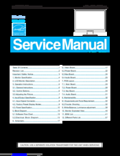 HCL HCM9LWAT11 Servise Manual