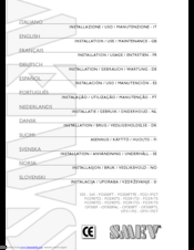 smev FO211FGT Installation, Use And Maintenance Manual