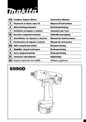 Makita 6990D Instruction Manual