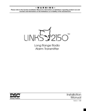DSC LINKS 2150 Installation Manual