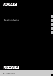 so Bravia KDL-32BX350 Operating Instructions Manual