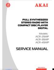 Akai ACR-45MP Service Manual