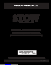 Stow STR46SPVGH Operation Manual