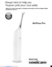 Philips Sonicare AirFloss Pro HX8331/11 User Manual