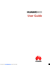 Huawei Eco User Manual