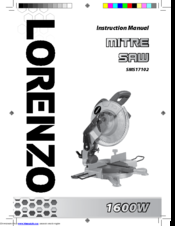 Lorenzo SMS17102 Instruction Manual