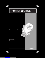 Porter-Cable PCE341 Instruction Manual