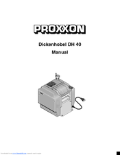 Proxxon DH 40 Operating Manual