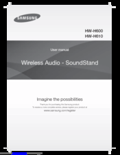Samsung HW-H600 User Manual