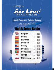 Air Live WFP-101U Quick Setup Manual
