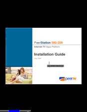 PEERTV PeerStation SIG-220 Installation Manual