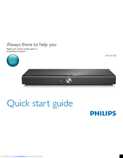 Philips HTL4110B Quick Start Manual