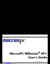 micronPC Millennia XP+ User Manual