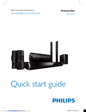 Philips Immersive 6000 series Quick Start Manual