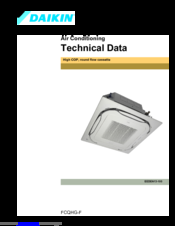 Daikin FCQHG-F Technical Data Manual