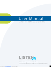 Listen Technologies LR-4200 User Manual