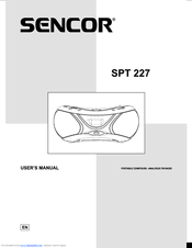 Sencor SPT 227 User Manual