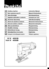 Makita 4331D Instruction Manual