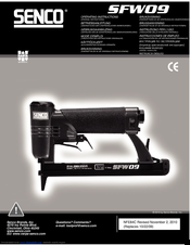 Senco SFW09 Operating Instructions Manual