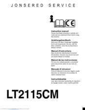 Jonsered LT2115CM Instruction Manual