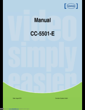 Convision CC-5501-E Manual