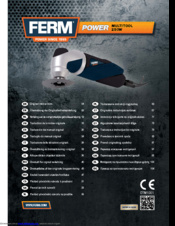 Ferm OTM1001 Original Instructions Manual